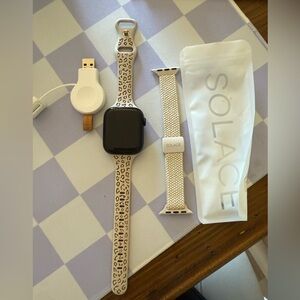 Apple Watch Series 8 45 mm Aluminum Ceramic case 10N x glass GPS WR-50m